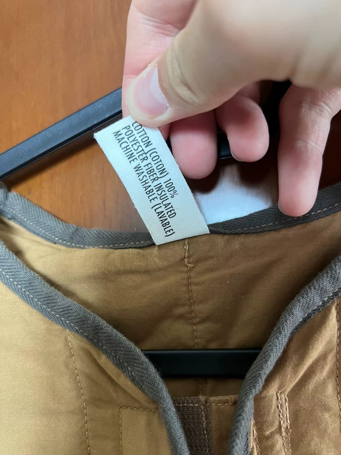 COLIMBO Military Style Insulated Vest in Khaki Size US M / EU 48-50 / 2 - 4 Thumbnail