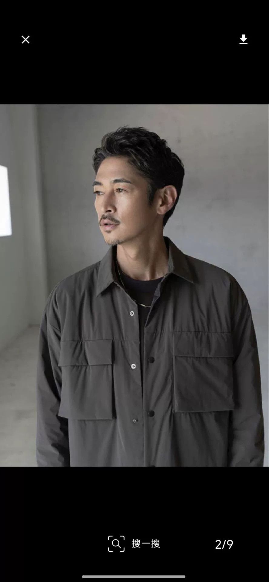 Descente Descente Allterrain Black Cotton Shirt Jacket Size US L / EU 52-54 / 3 - 3 Thumbnail