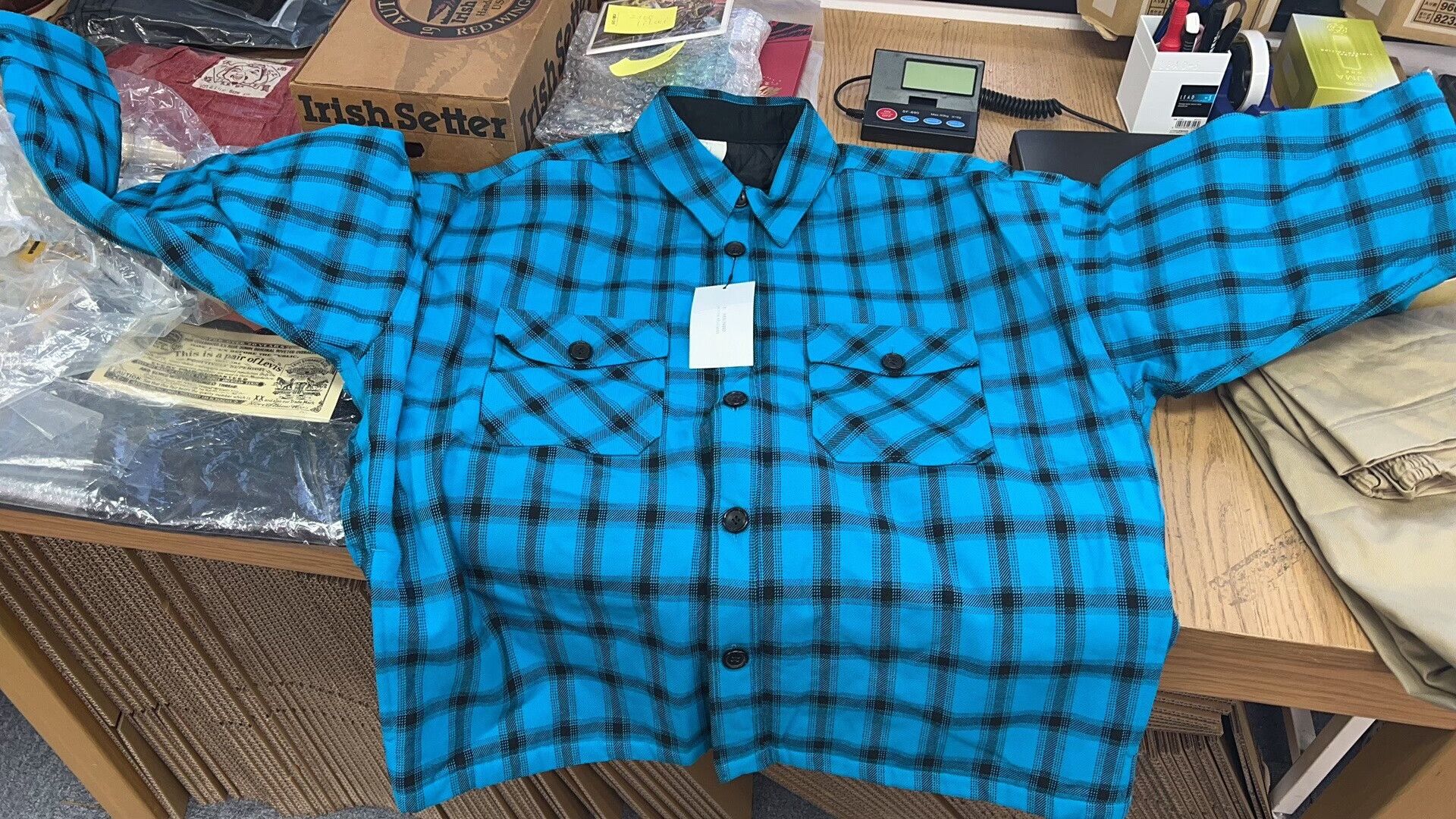 N.Hoolywood N.HOOLYWOOD CPO Shirt Blue Check Size US M / EU 48-50 / 2 - 3 Thumbnail
