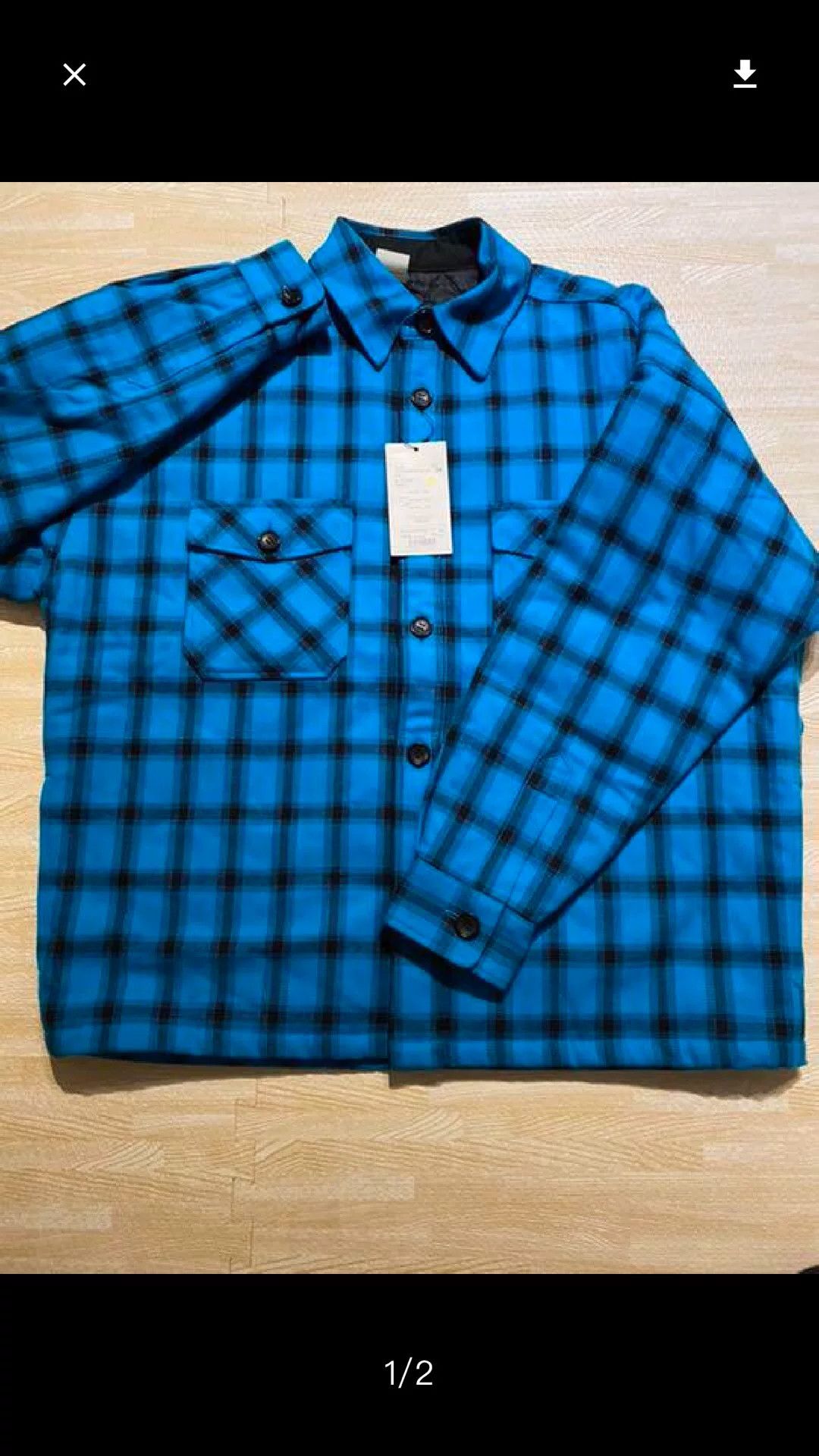 N.Hoolywood N.HOOLYWOOD CPO Shirt Blue Check Size US M / EU 48-50 / 2 - 2 Thumbnail