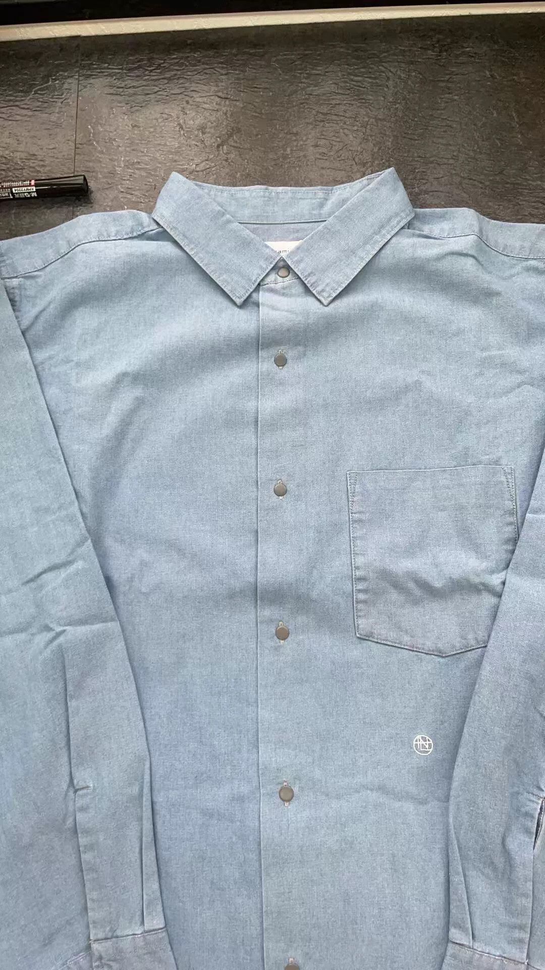 Nanamica Nanamica Regular Collar Chambray Shirt Size US M / EU 48-50 / 2 - 2 Thumbnail