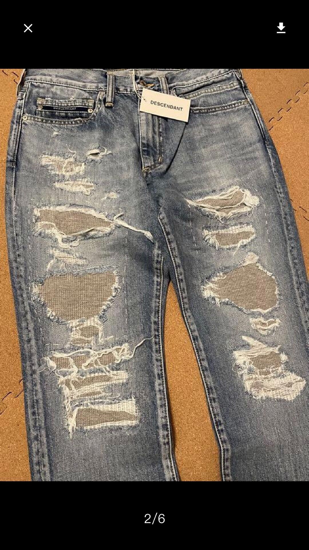 Criminal Damage Damage Jeans with Rips and Distressing Size US 28 / EU 44 - 2 Thumbnail