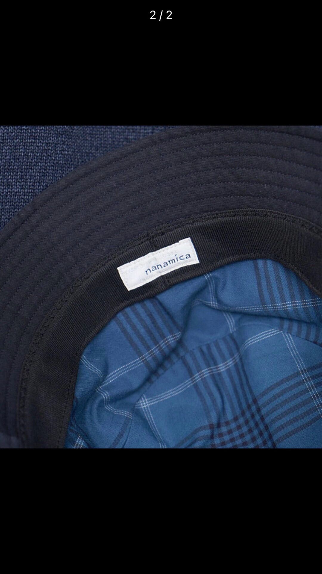 Nanamica Nanamica Navy Blue Cap with Tag Size ONE SIZE - 3 Thumbnail