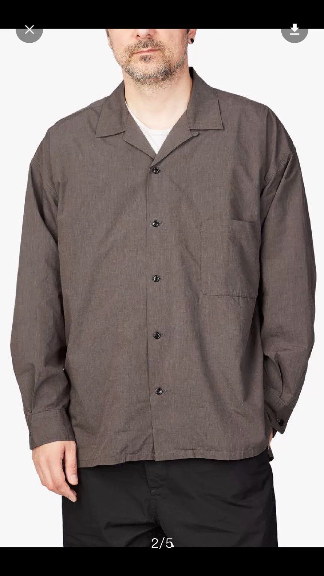 Nanamica Nanamica Chambray Deck Shirt Size US M / EU 48-50 / 2 - 3 Thumbnail