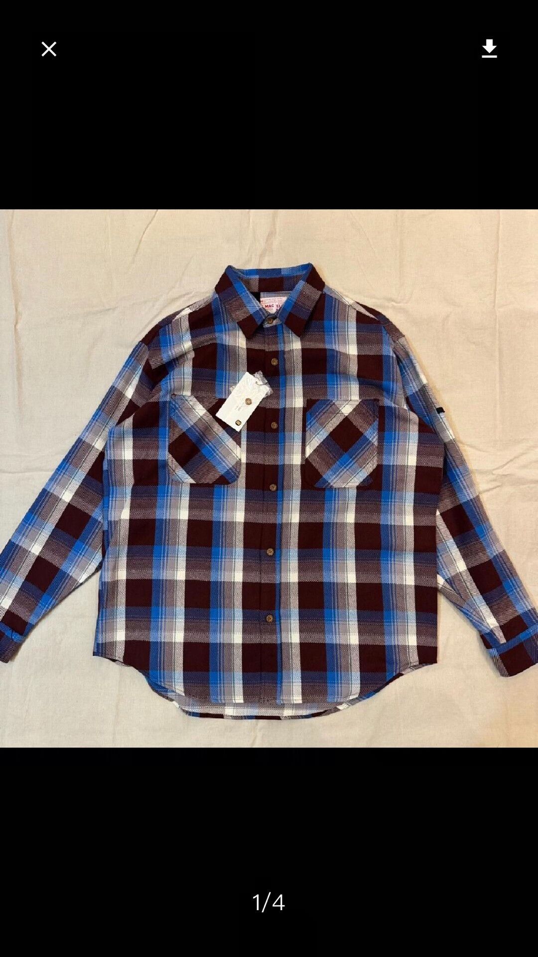 N.Hoolywood N.HOOLYWOOD BIGMAC Shirt in Check Pattern Size US M / EU 48-50 / 2 - 4 Thumbnail