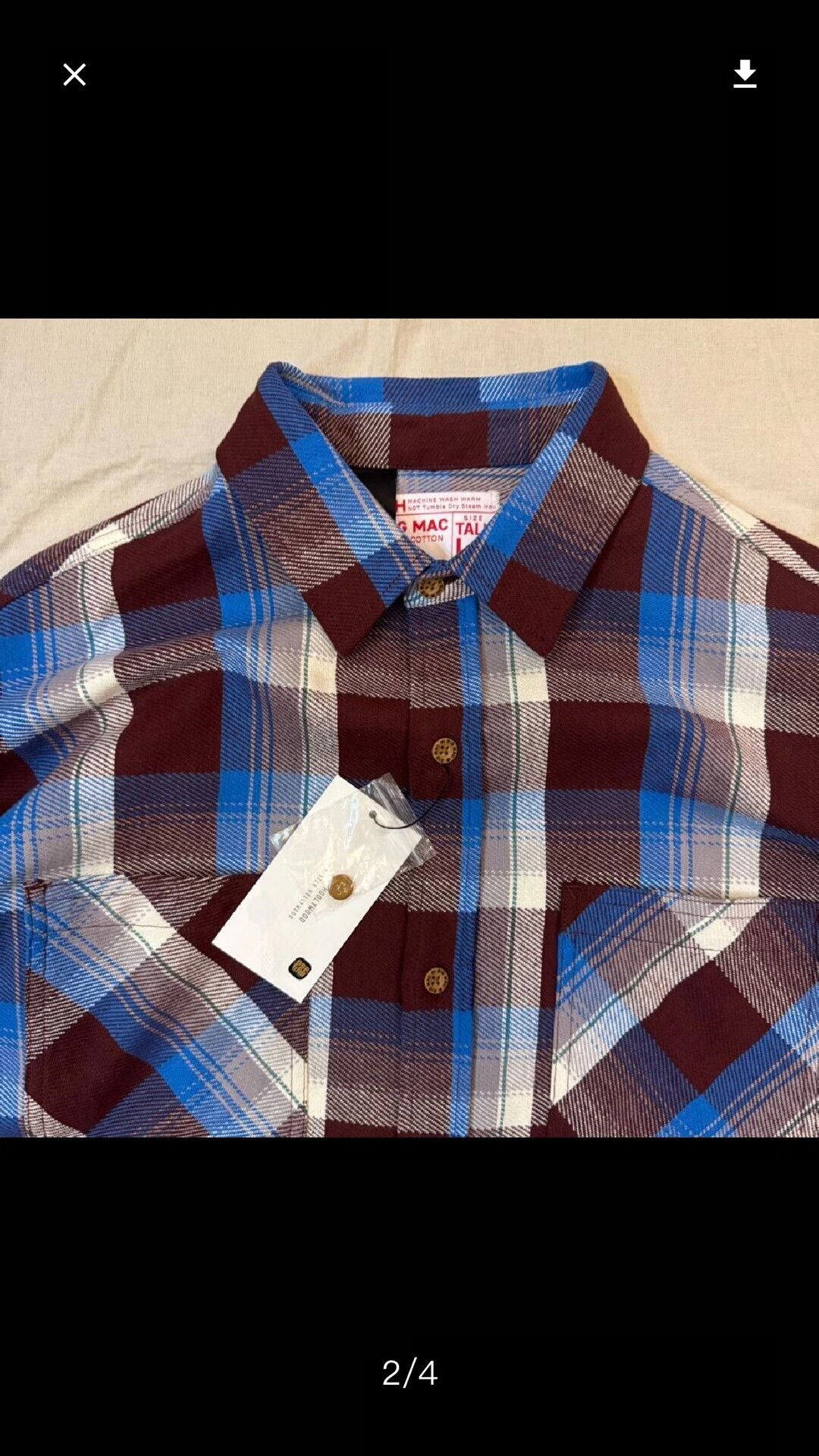 N.Hoolywood N.HOOLYWOOD BIGMAC Shirt in Check Pattern Size US M / EU 48-50 / 2 - 5 Thumbnail