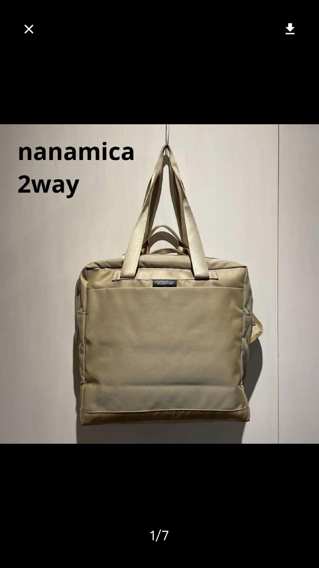 Nanamica Nanamica 2way Handbag Size ONE SIZE - 4 Thumbnail