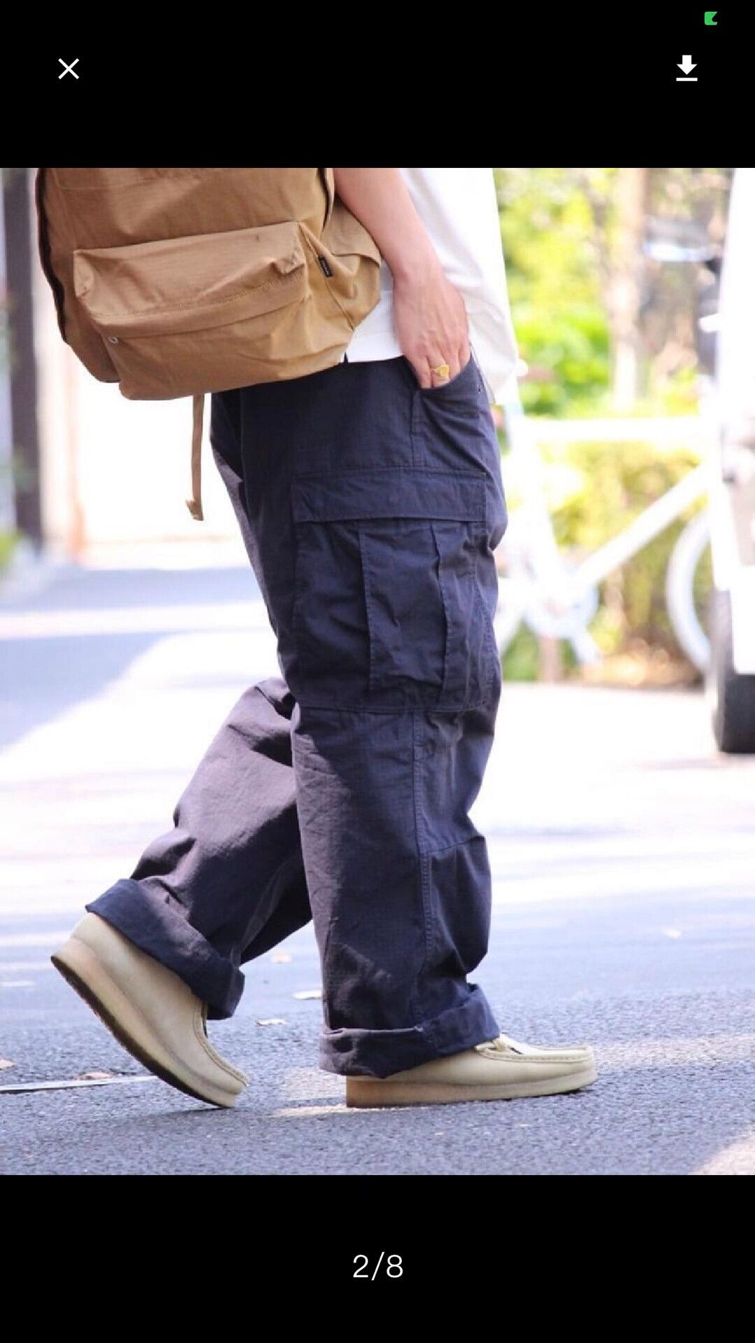 Nanamica Nanamica Cargo Pants in Navy Blue Size US 32 / EU 48 - 5 Thumbnail