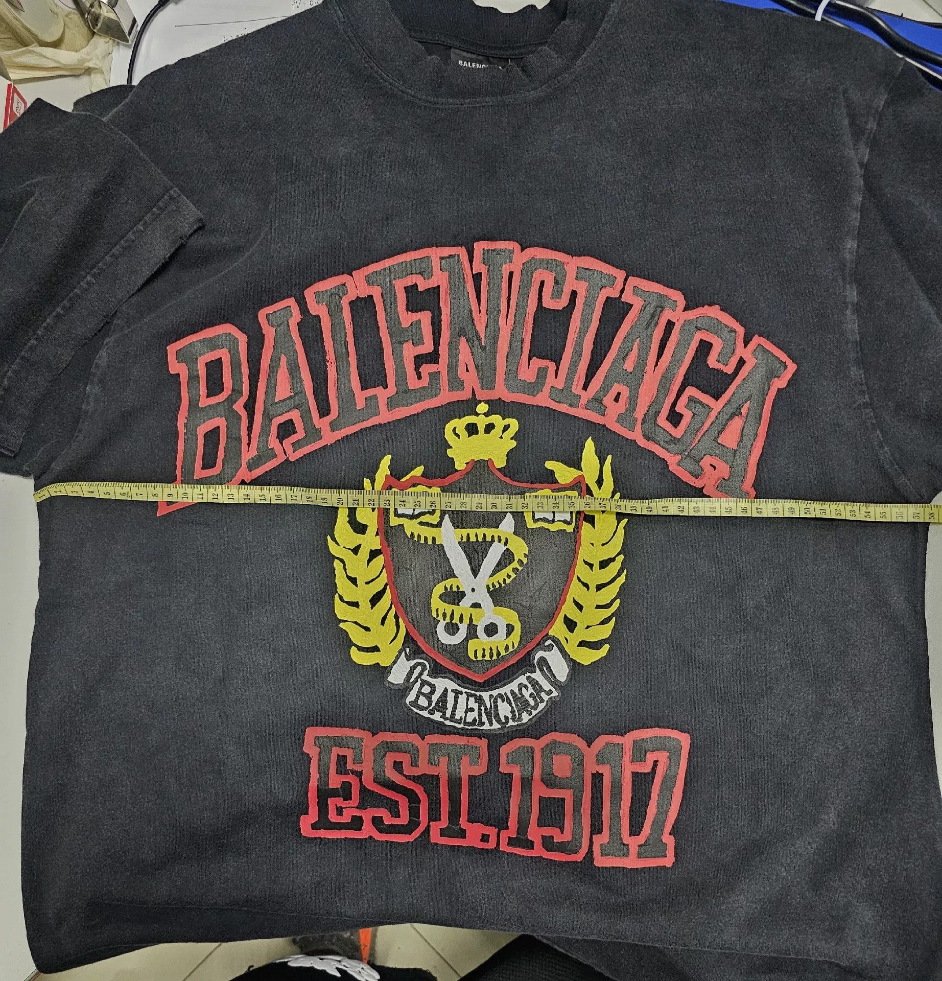 Balenciaga Balenciaga Black Vintage Short Sleeve T-Shirt Size US XS / EU 42 / 0 - 6 Thumbnail
