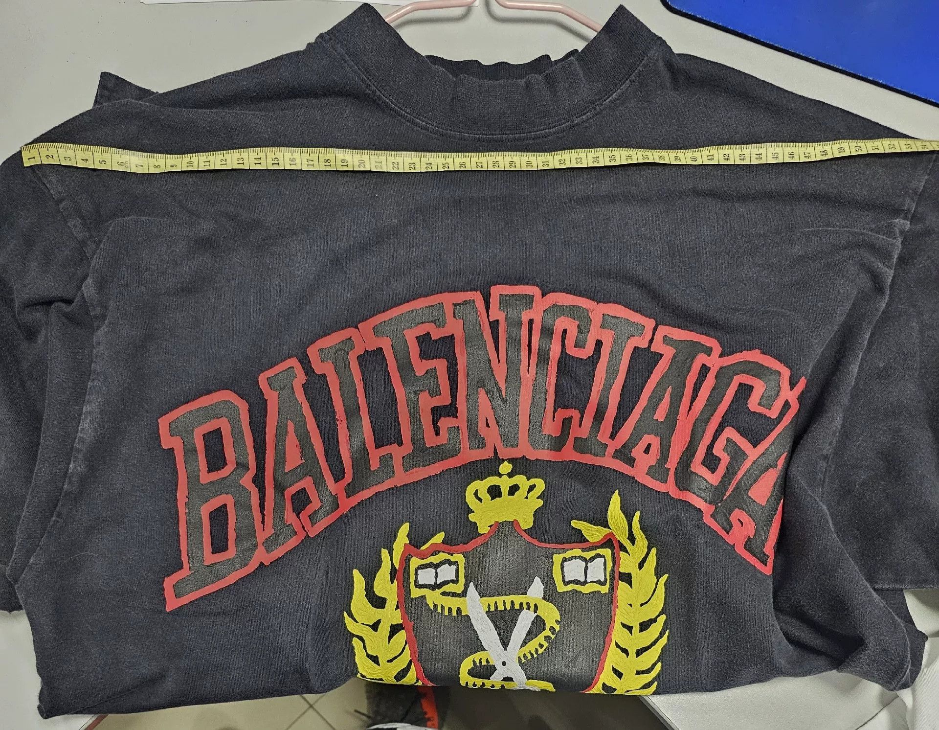 Balenciaga Balenciaga Black Vintage Short Sleeve T-Shirt Size US XS / EU 42 / 0 - 4 Thumbnail