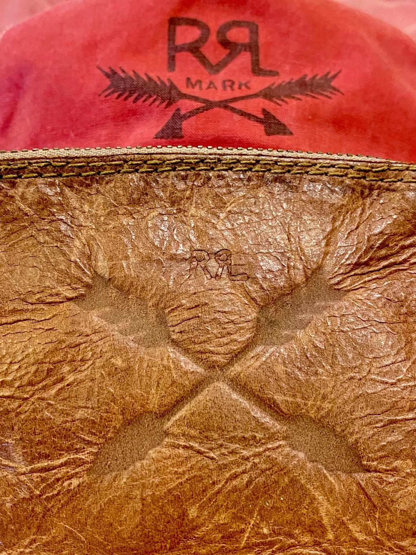 RRL Ralph Lauren RRL Vintage Leather Handmade Pouch Size ONE SIZE - 3 Thumbnail