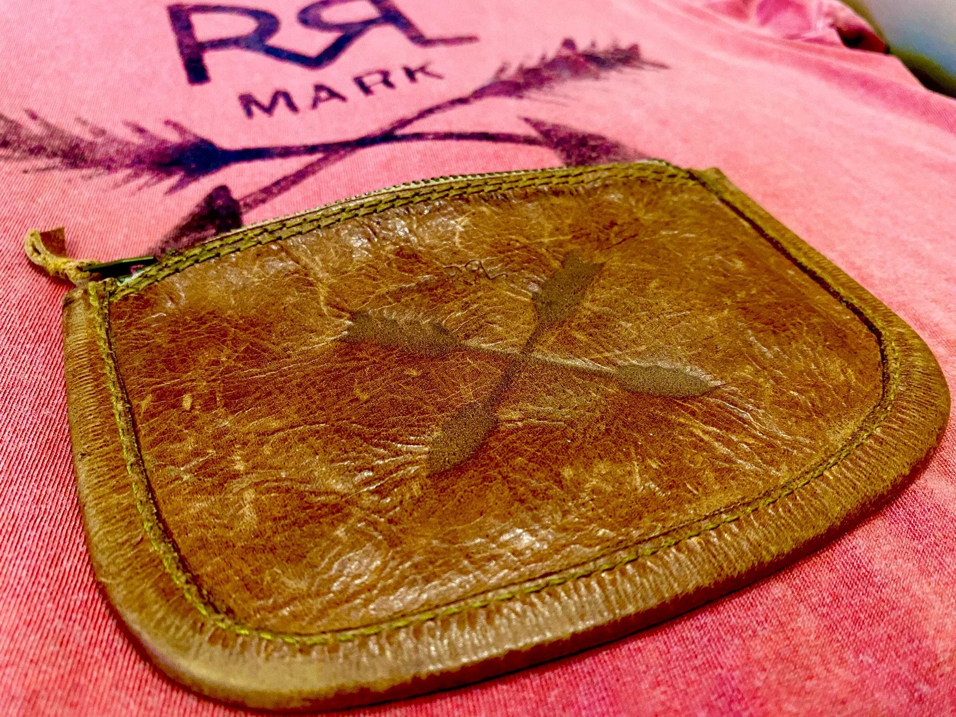 RRL Ralph Lauren RRL Vintage Leather Handmade Pouch Size ONE SIZE - 6 Thumbnail
