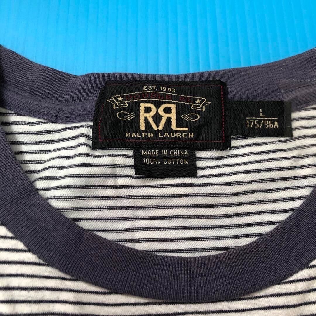 RRL Ralph Lauren Rare 2000s Double RL Striped Tee Size US L / EU 52-54 / 3 - 2 Thumbnail