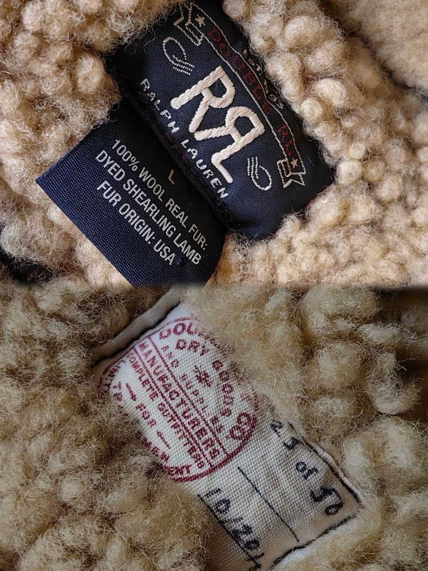 RRL Ralph Lauren Limited-Edition Shearling Cap Size ONE SIZE - 9 Thumbnail