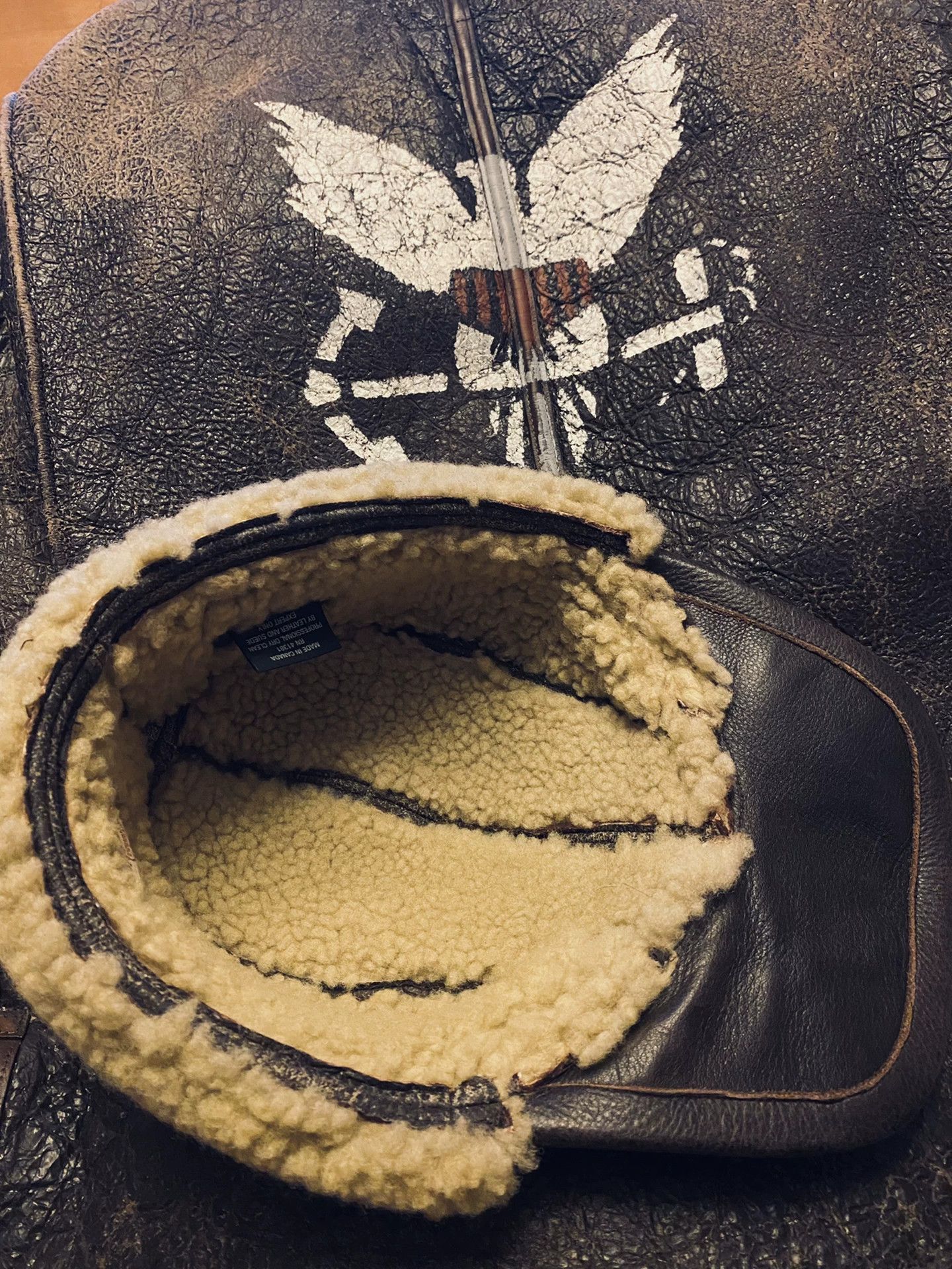 RRL Ralph Lauren Limited-Edition Shearling Cap Size ONE SIZE - 7 Thumbnail