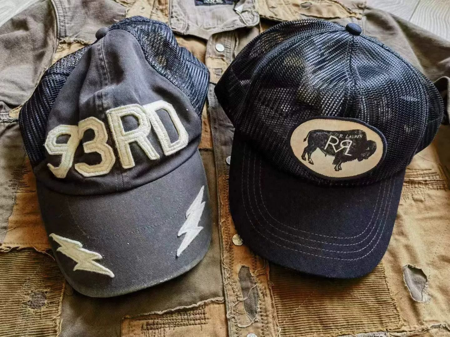 RRL Ralph Lauren RRL 93RD Tracker Vintage Baseball Cap Size ONE SIZE - 5 Thumbnail