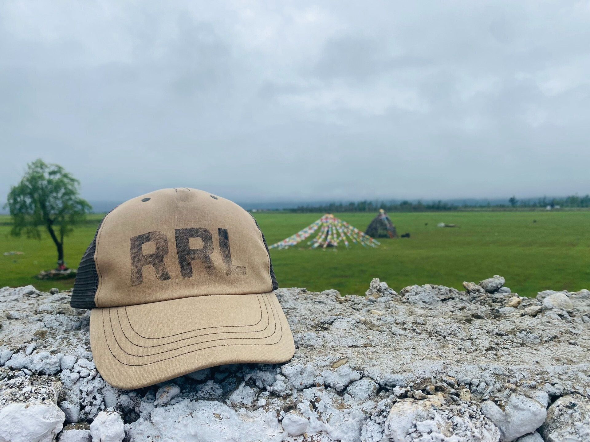 RRL Ralph Lauren Double RL Logo Military Baseball Cap Size ONE SIZE - 3 Thumbnail