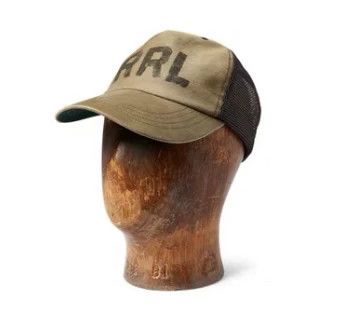 RRL Ralph Lauren Double RL Logo Military Baseball Cap Size ONE SIZE - 5 Thumbnail