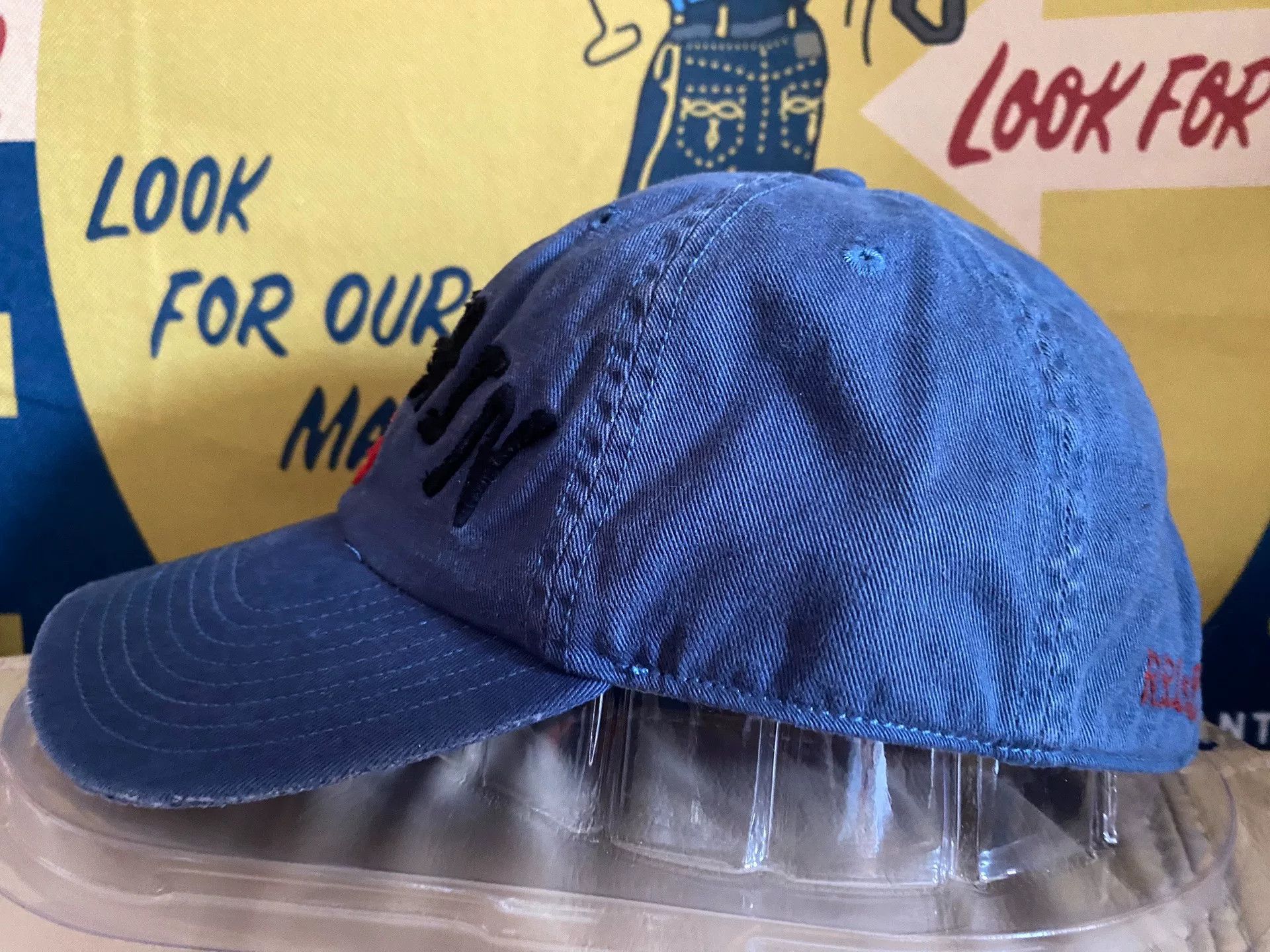 RRL Ralph Lauren Vintage Military Blue Captain Baseball Cap Size ONE SIZE - 4 Thumbnail