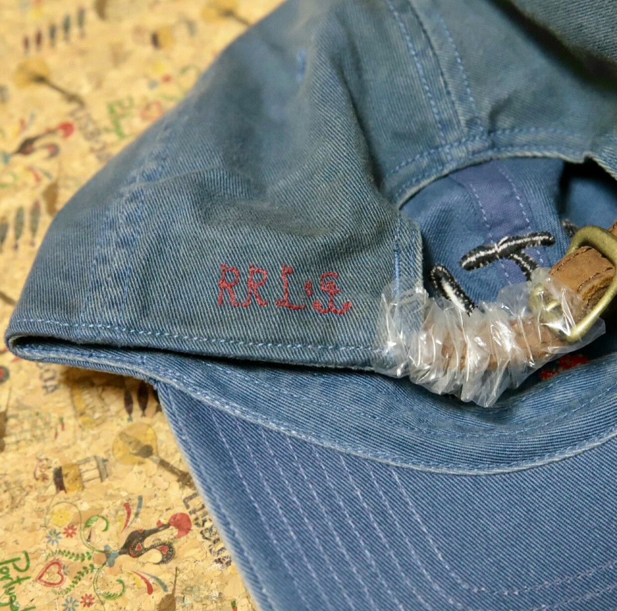 RRL Ralph Lauren Vintage Military Blue Captain Baseball Cap Size ONE SIZE - 7 Thumbnail