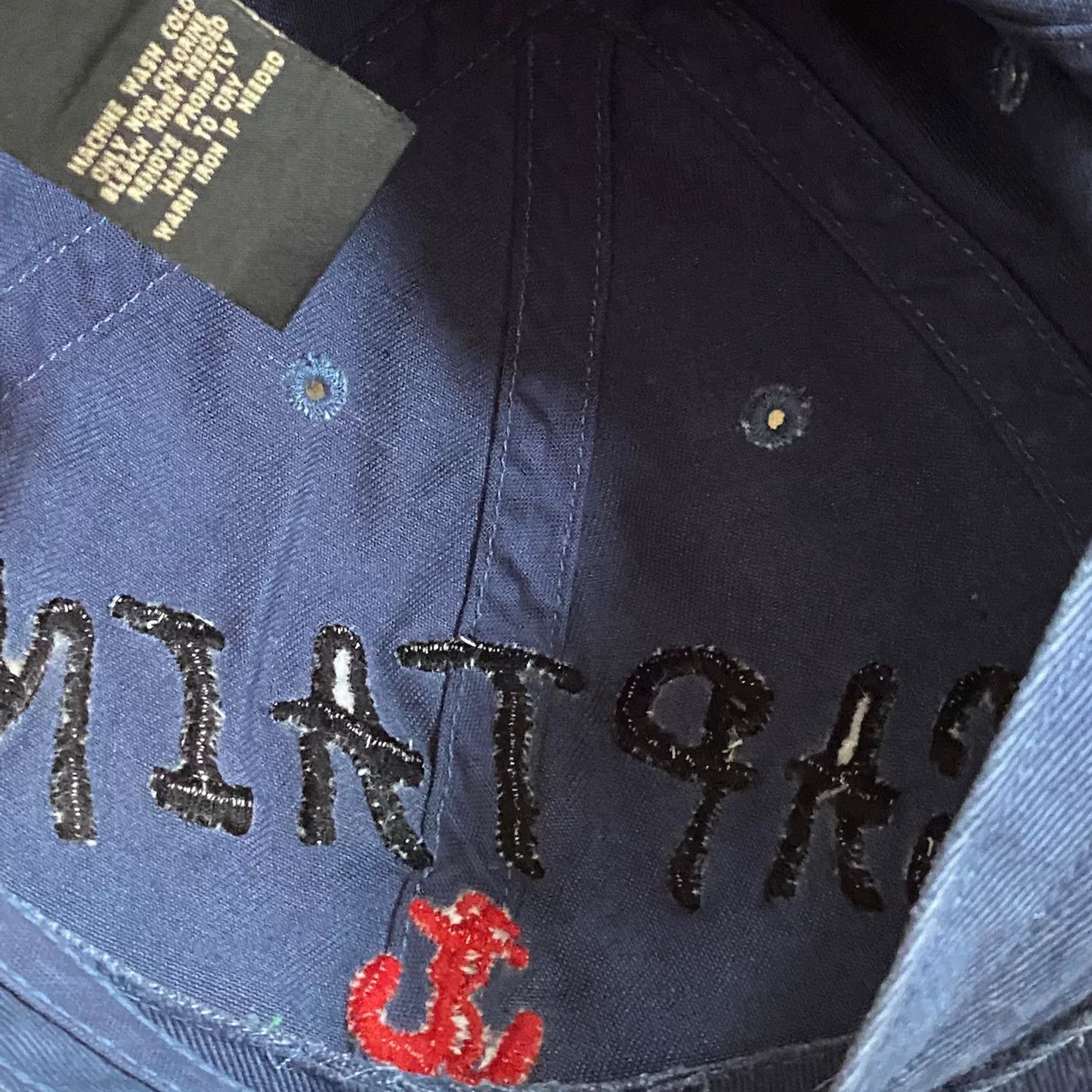 RRL Ralph Lauren Vintage Military Blue Captain Baseball Cap Size ONE SIZE - 6 Thumbnail