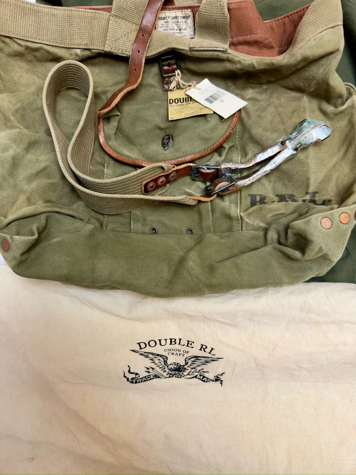 RRL Ralph Lauren Ralph Lauren RRL Military Tote Bag Size ONE SIZE - 7 Thumbnail