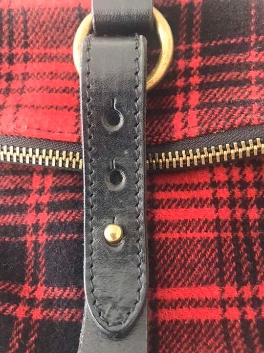 RRL Ralph Lauren Ralph Lauren RRL Plaid Wool Leather Clutch Size ONE SIZE - 4 Thumbnail
