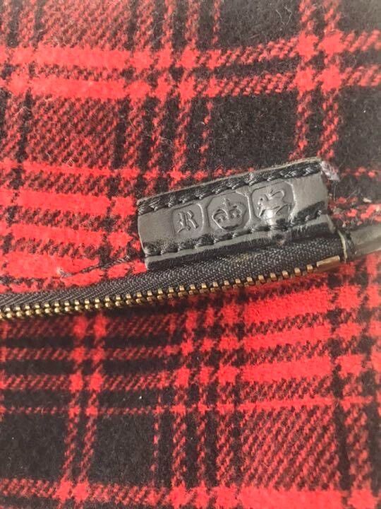 RRL Ralph Lauren Ralph Lauren RRL Plaid Wool Leather Clutch Size ONE SIZE - 7 Thumbnail