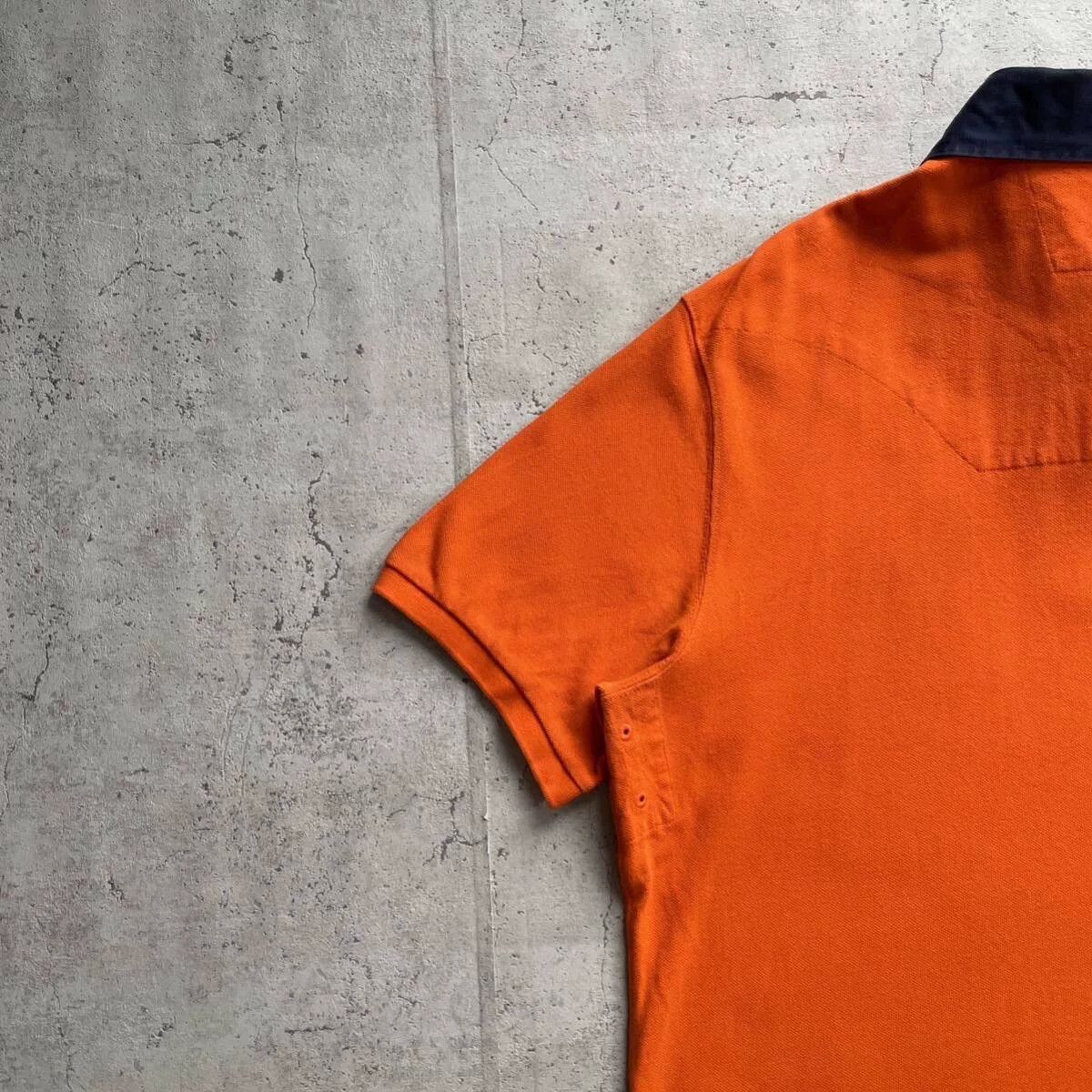 Polo Ralph Lauren Vintage Polo Ralph Lauren Orange Polo Shirt Size US XL / EU 56 / 4 - 6 Thumbnail