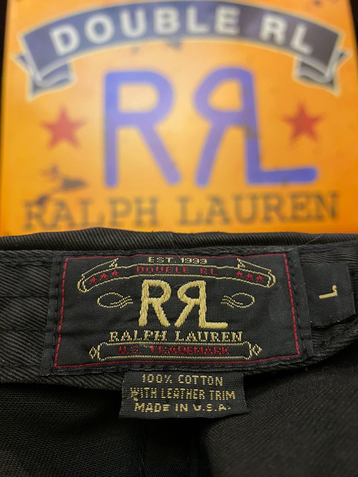 RRL Ralph Lauren Double RL Vintage Sunset Logo Cap Size ONE SIZE - 9 Thumbnail