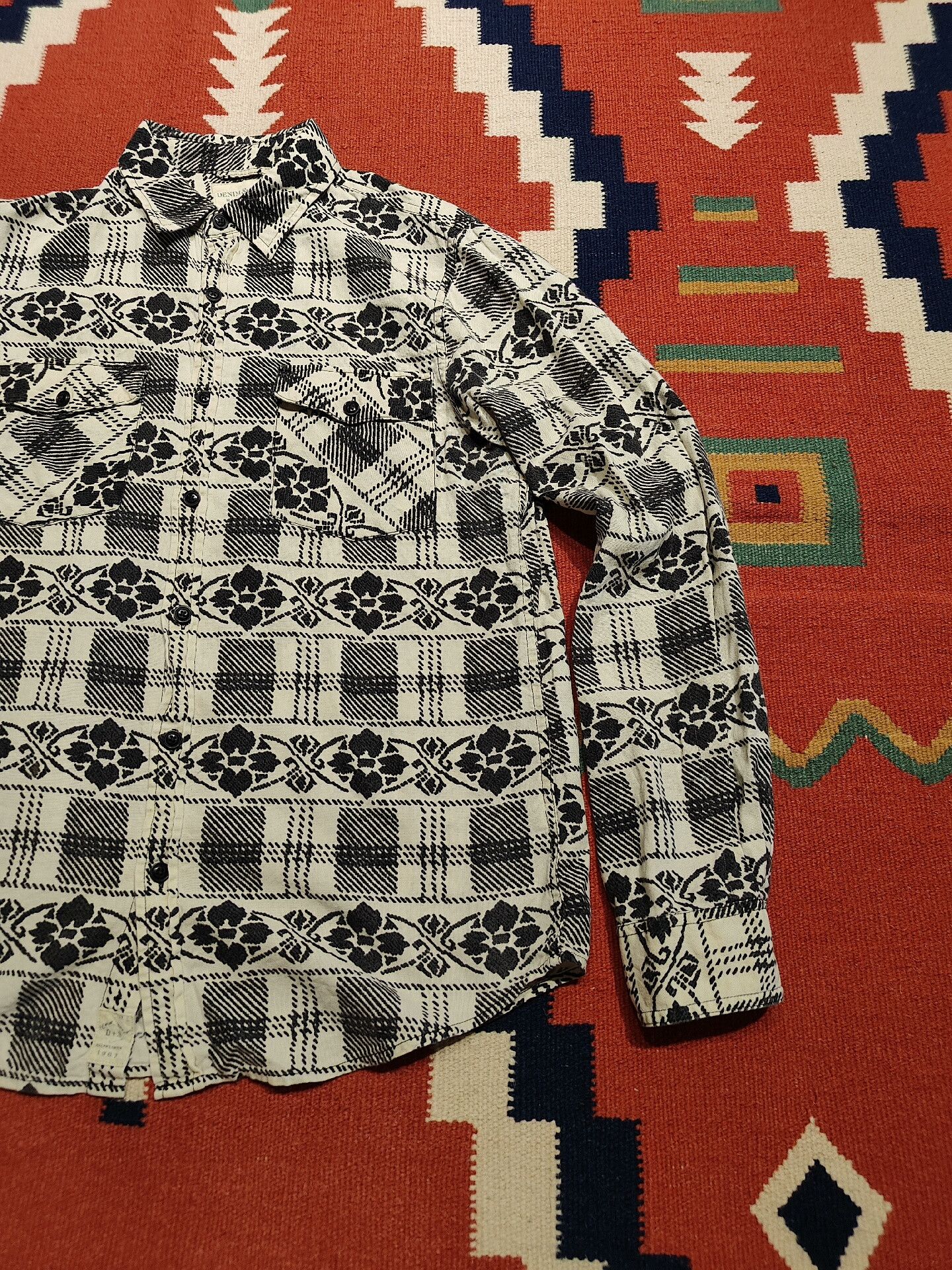 RRL Ralph Lauren RRL Ralph Lauren Small Floral Shirt Size US M / EU 48-50 / 2 - 2 Thumbnail