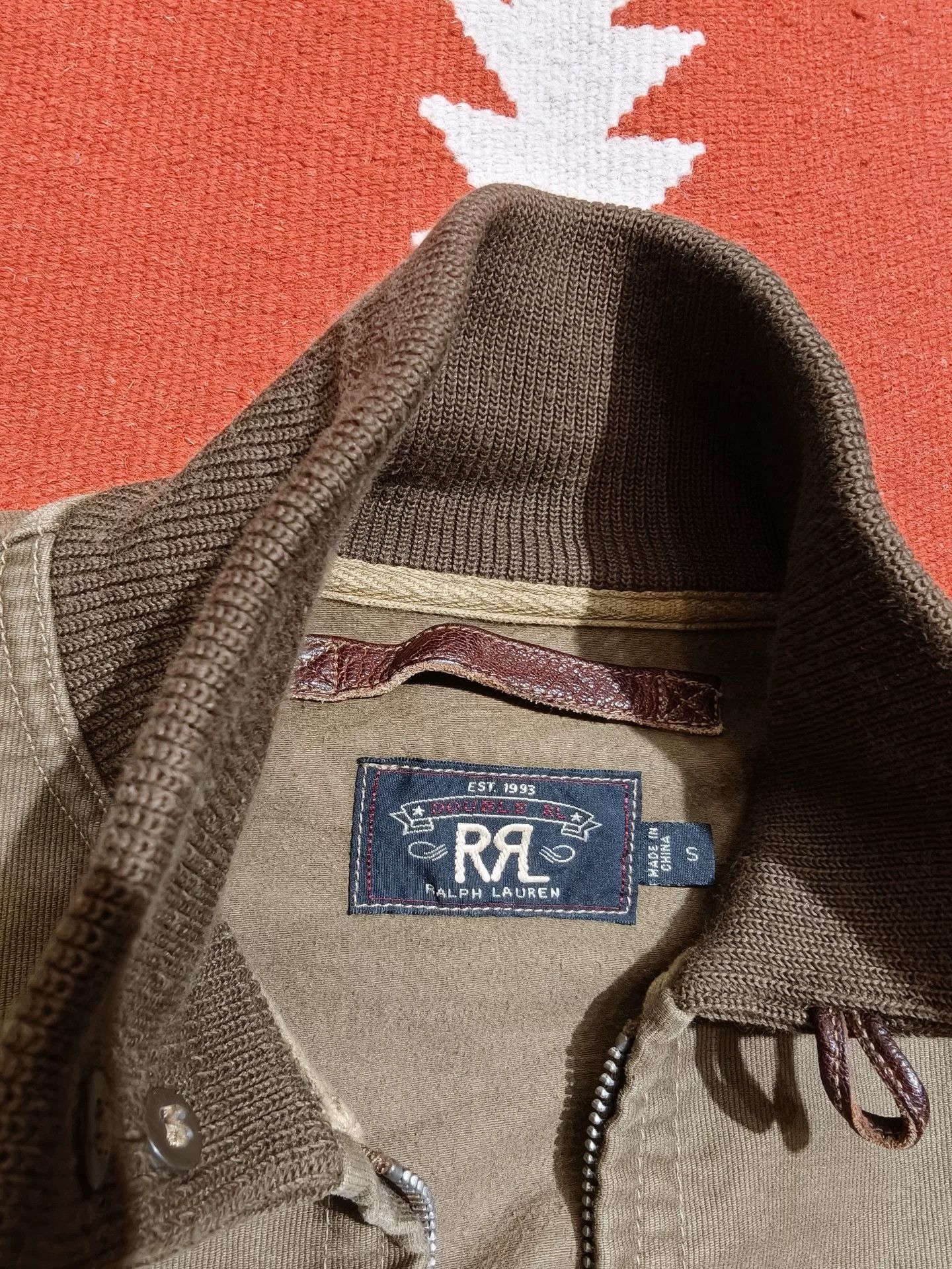 RRL Ralph Lauren RRL A1 Flight Jacket in Olive Brown Size US S / EU 44-46 / 1 - 4 Thumbnail