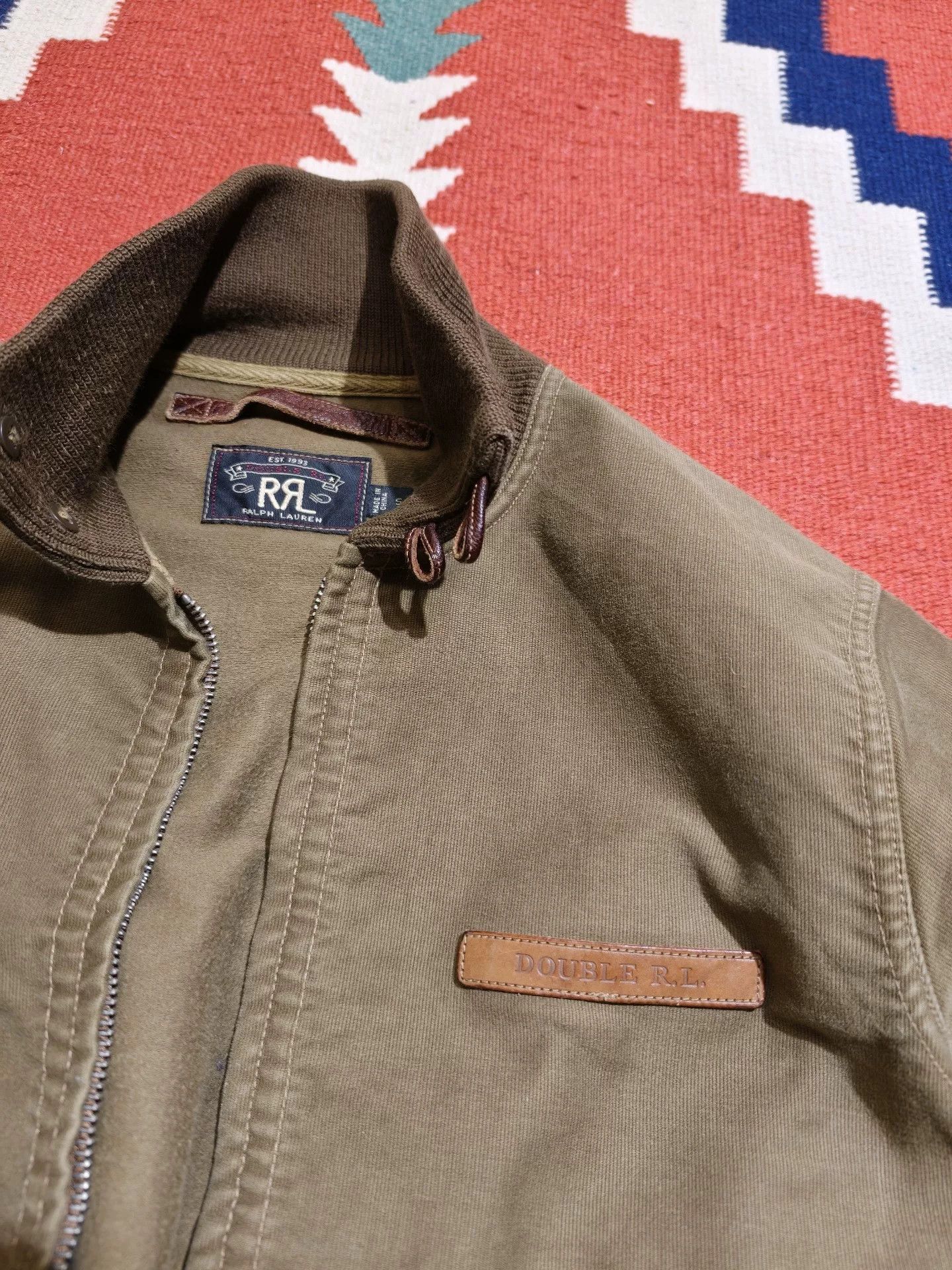 RRL Ralph Lauren RRL A1 Flight Jacket in Olive Brown Size US S / EU 44-46 / 1 - 6 Thumbnail