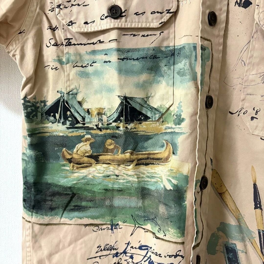 Ralph Lauren Rare Vintage Ralph Lauren Work Shirt Size US S / EU 44-46 / 1 - 3 Thumbnail
