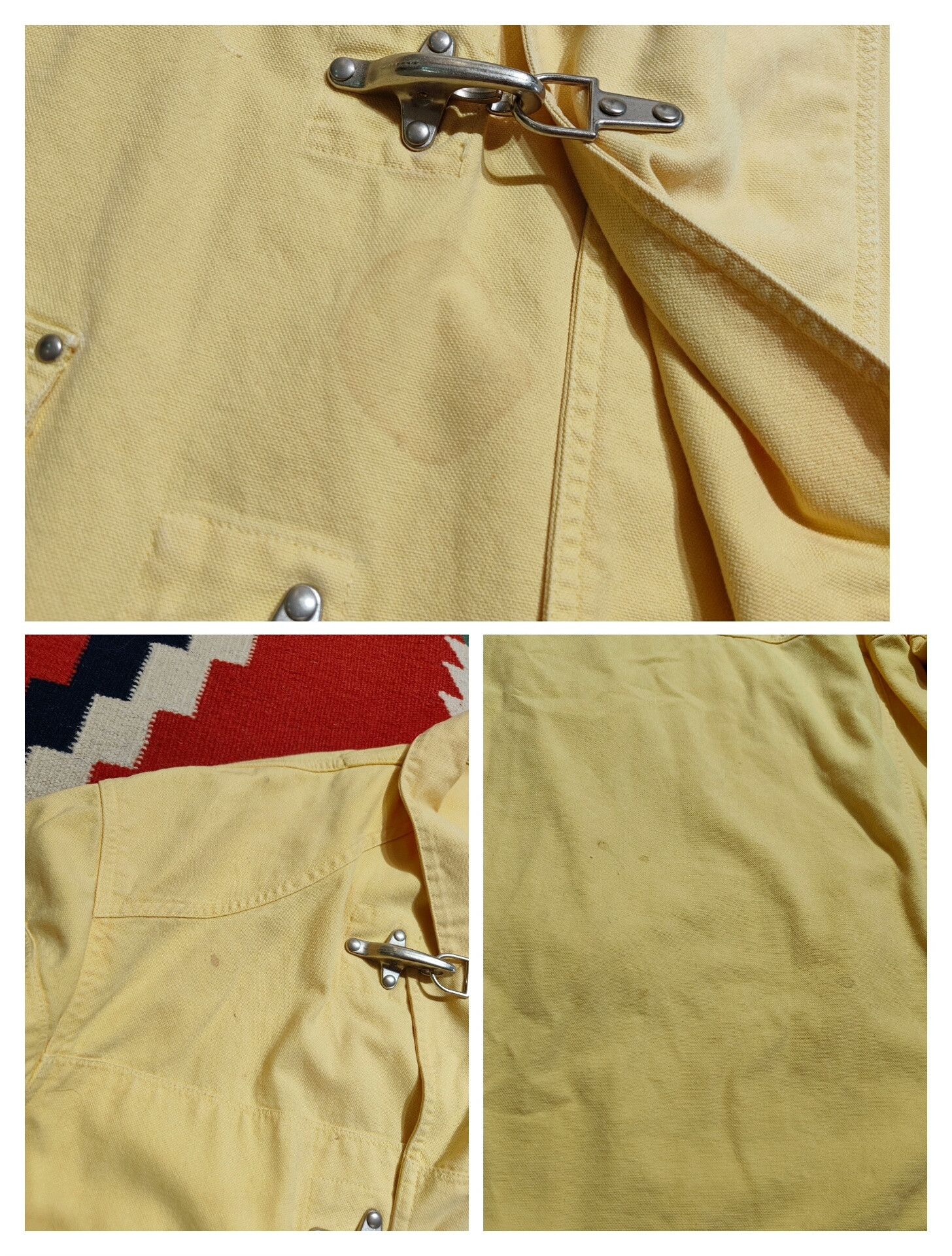 RRL Ralph Lauren Vintage Polo Yellow Firefighter Jacket Size US XL / EU 56 / 4 - 9 Thumbnail