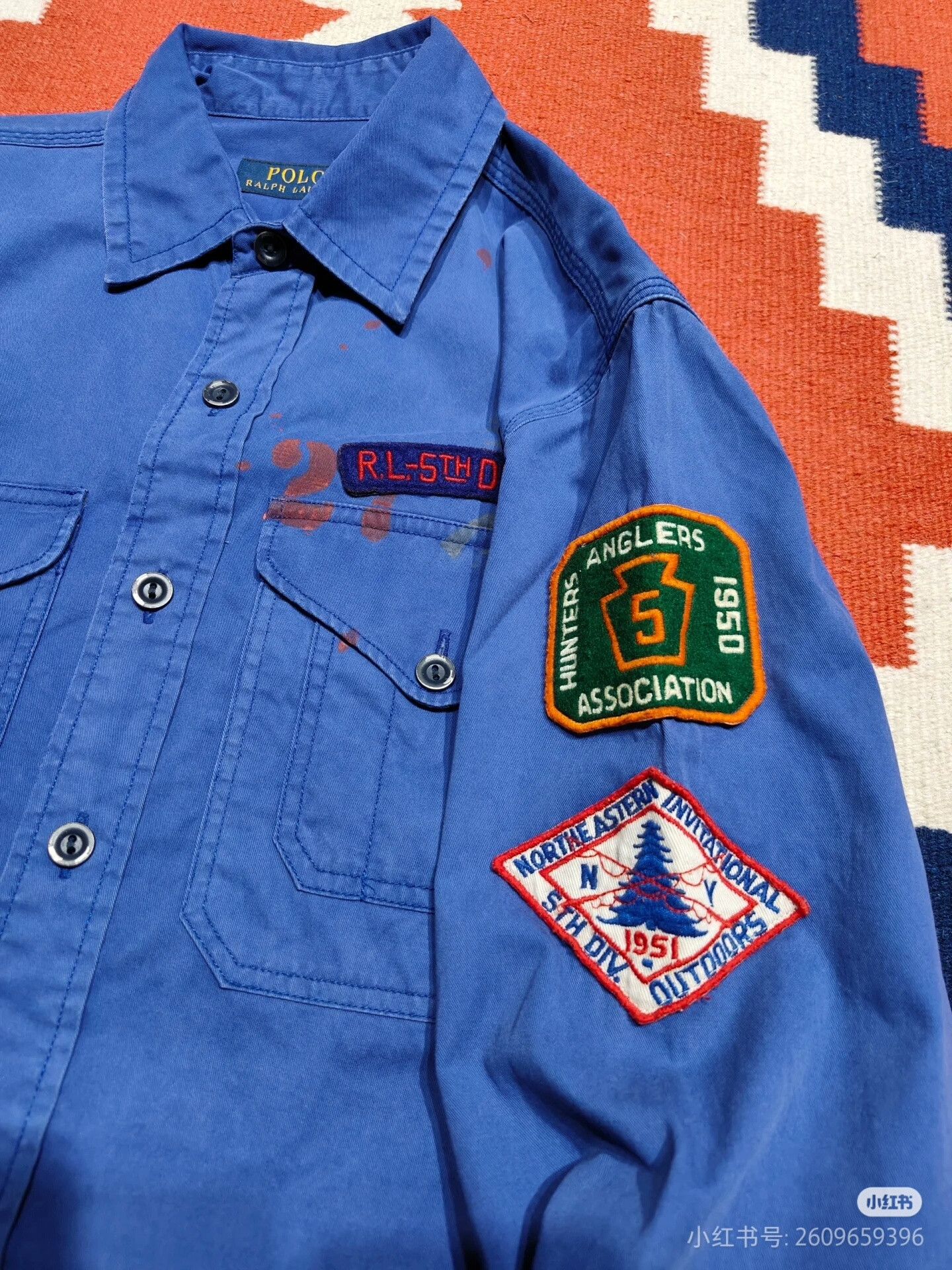 RRL Ralph Lauren Ralph Lauren Fishing Shooting Club Shirt Size US S / EU 44-46 / 1 - 2 Thumbnail