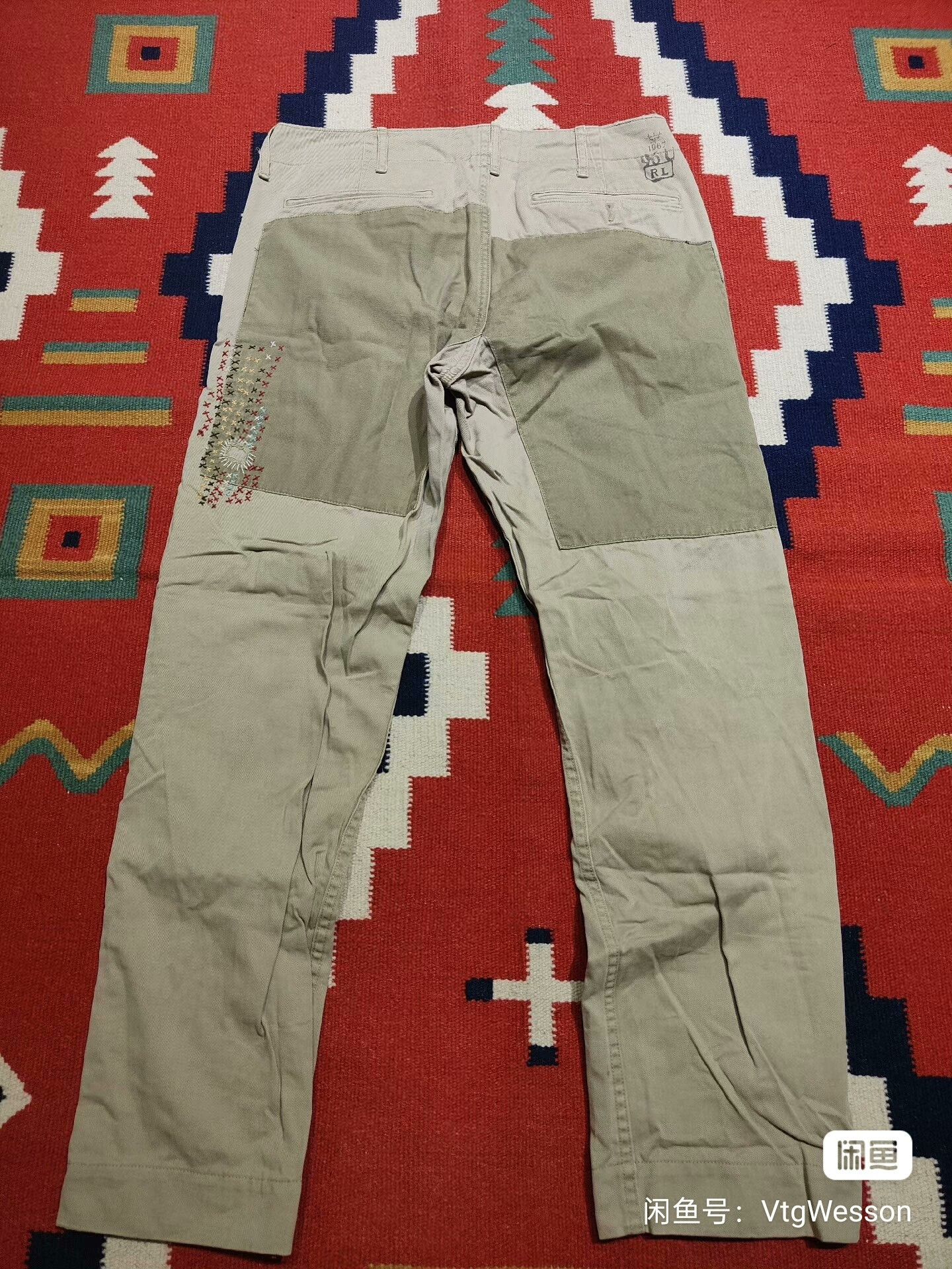 RRL Ralph Lauren Ralph Lauren Patchwork Cargo Pants Size US 31 - 4 Thumbnail