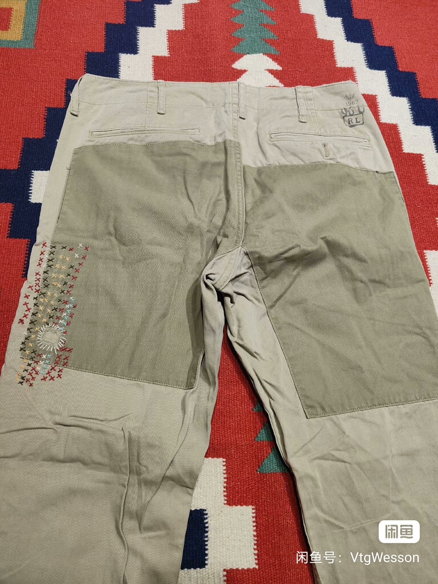 RRL Ralph Lauren Ralph Lauren Patchwork Cargo Pants Size US 31 - 7 Thumbnail