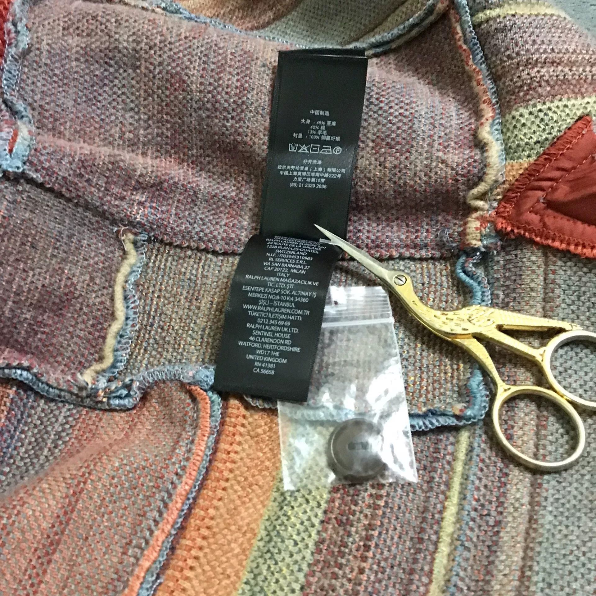 RRL Ralph Lauren RRL Ralph Lauren Patchwork Shirt Size US XS / EU 42 / 0 - 6 Thumbnail