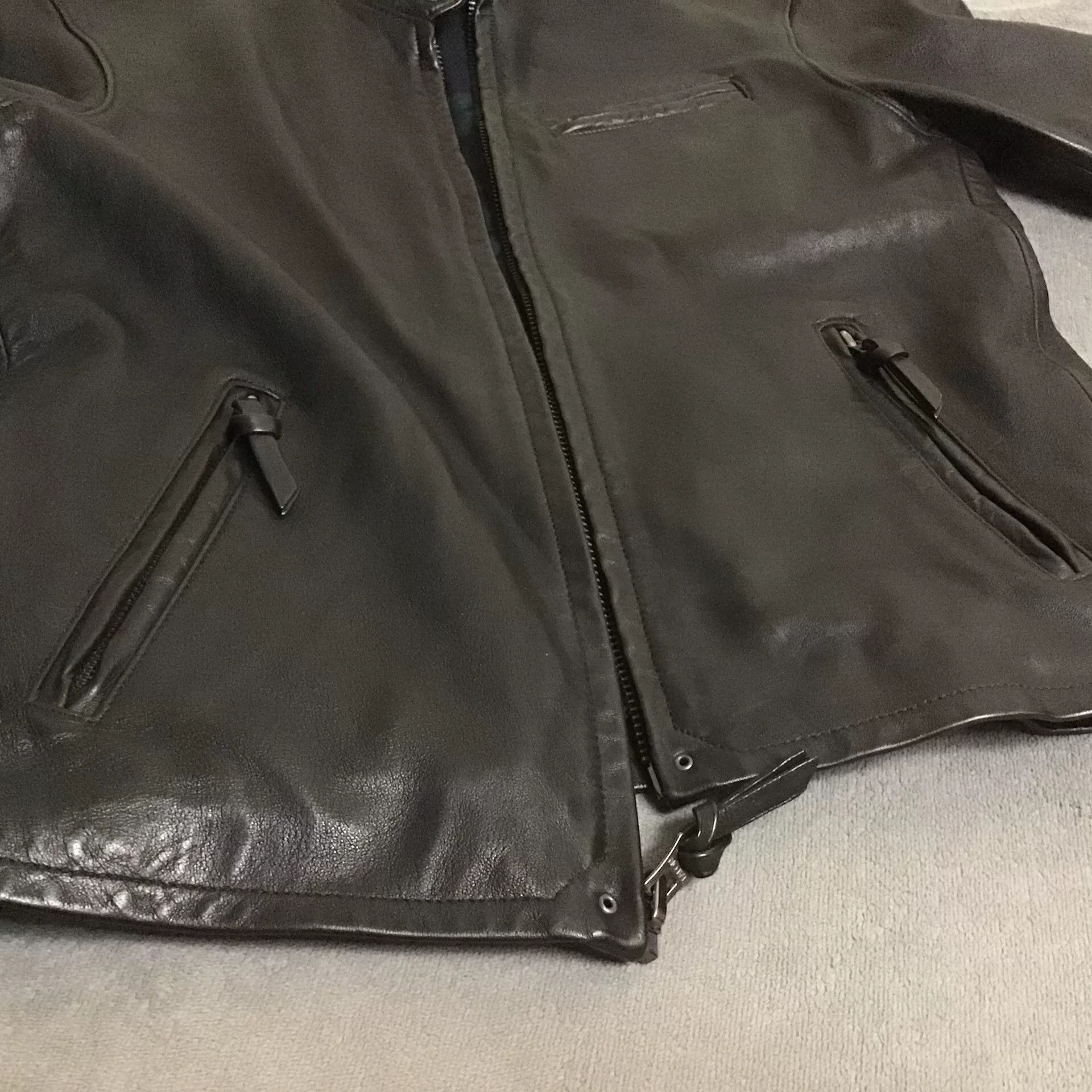 Polo Ralph Lauren Ralph Lauren Leather Biker Jacket Size US M / EU 48-50 / 2 - 3 Thumbnail