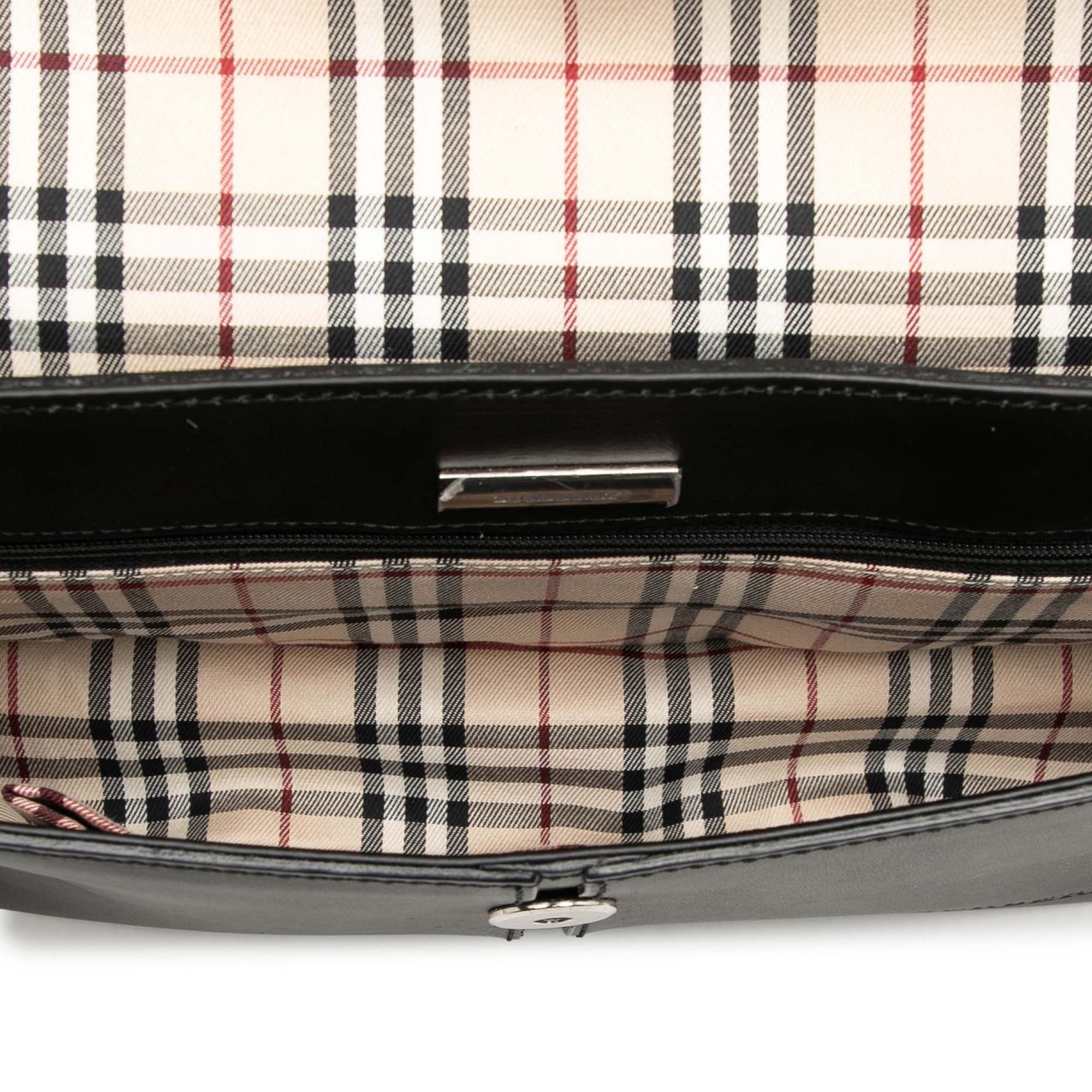 Burberry Burberry Leather Flap Shoulder Bag Size ONE SIZE - 4 Thumbnail