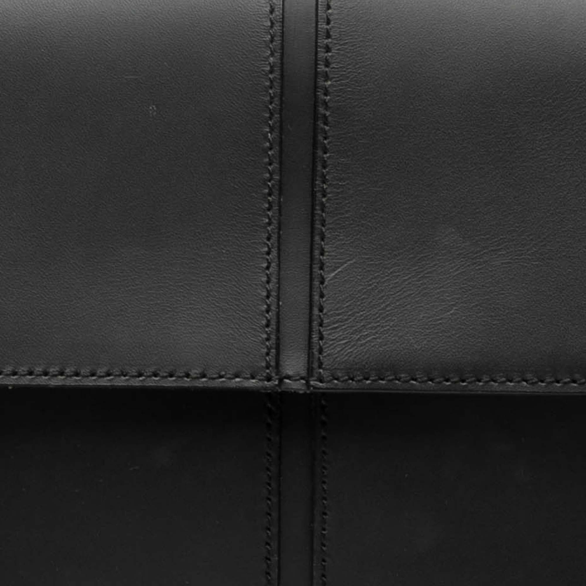 Burberry Burberry Leather Flap Shoulder Bag Size ONE SIZE - 6 Thumbnail