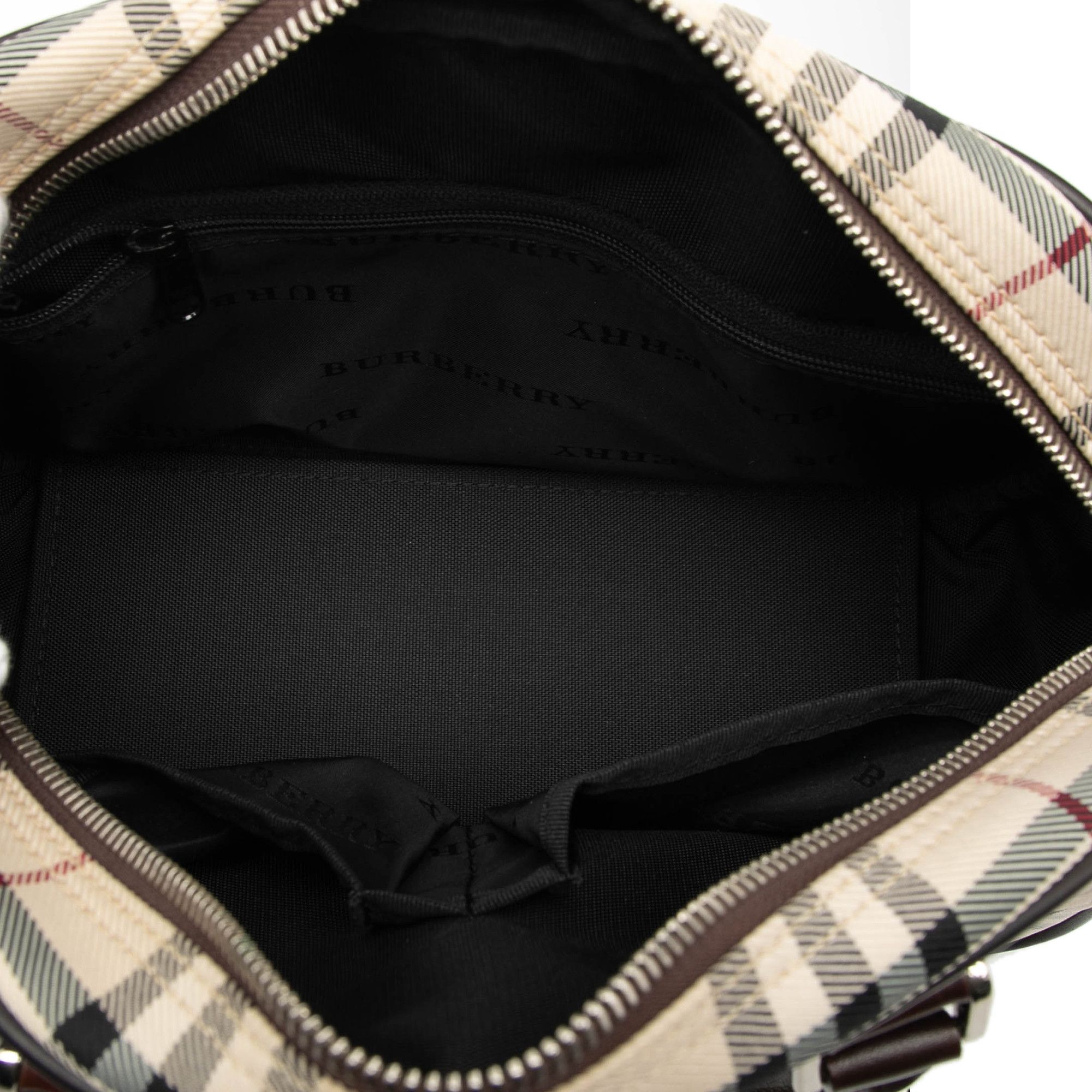 Burberry Burberry House Check Canvas Handbag Size ONE SIZE - 4 Thumbnail