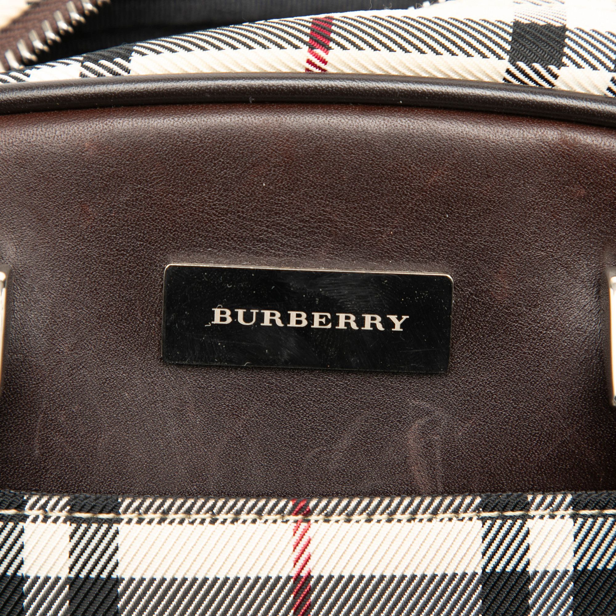 Burberry Burberry House Check Canvas Handbag Size ONE SIZE - 5 Thumbnail