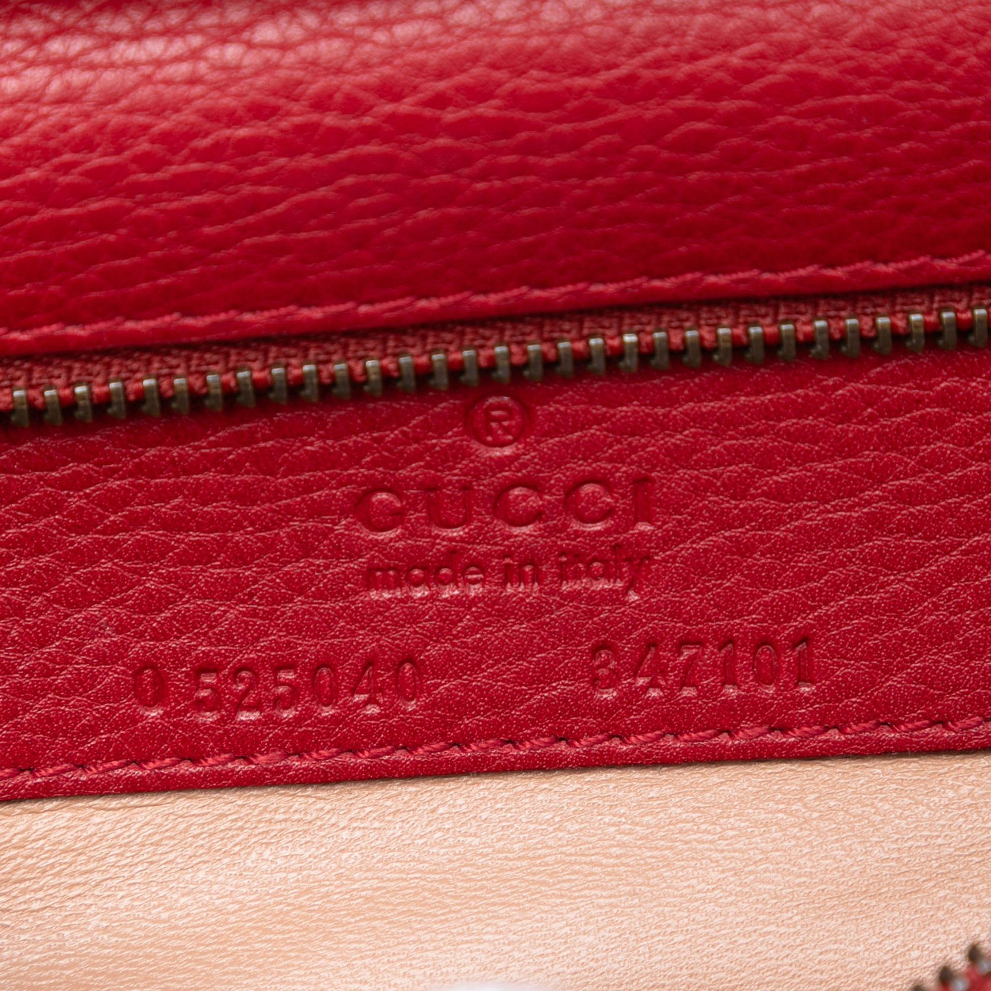Gucci Gucci Medium Leather Bamboo Nouveau Fringe Crossbody Size ONE SIZE - 6 Thumbnail
