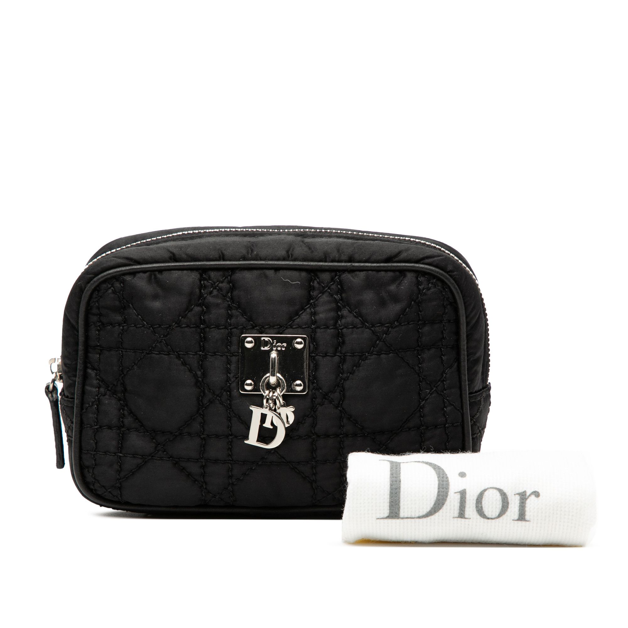 Dior Dior Nylon Cannage Charm Trousse Cosmetic Bag Size ONE SIZE - 8 Thumbnail