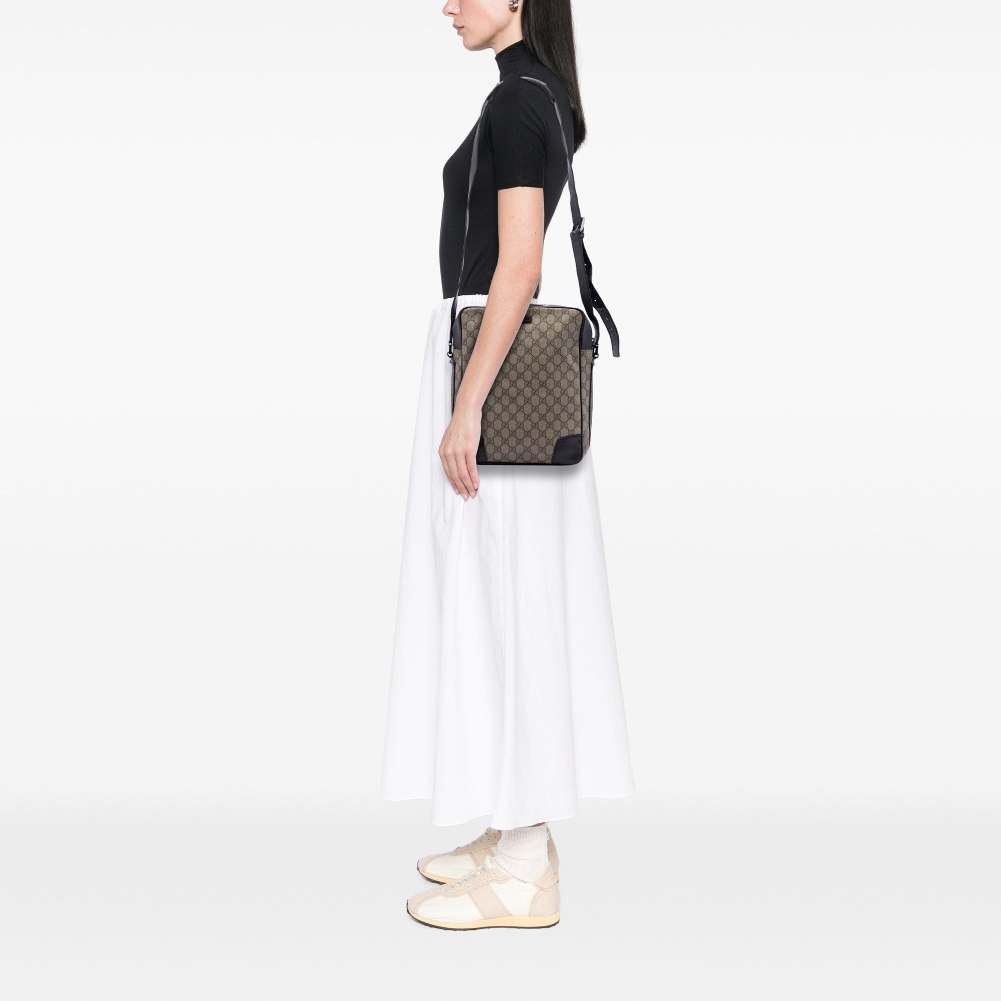 Gucci Gucci GG Supreme Web Crossbody Size ONE SIZE - 7 Thumbnail