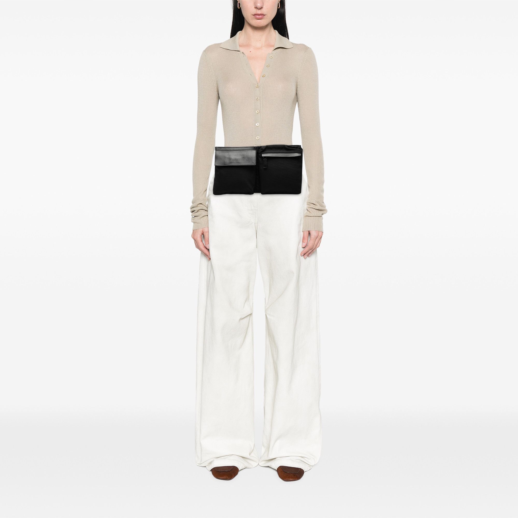 Gucci Gucci Nylon Double Pocket Belt Bag Size ONE SIZE - 7 Thumbnail