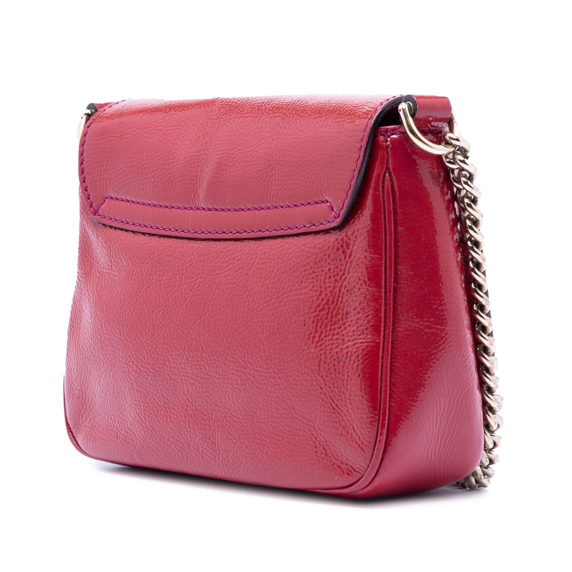 Gucci Gucci Small Patent Soho Chain Flap Crossbody Size ONE SIZE - 2 Thumbnail