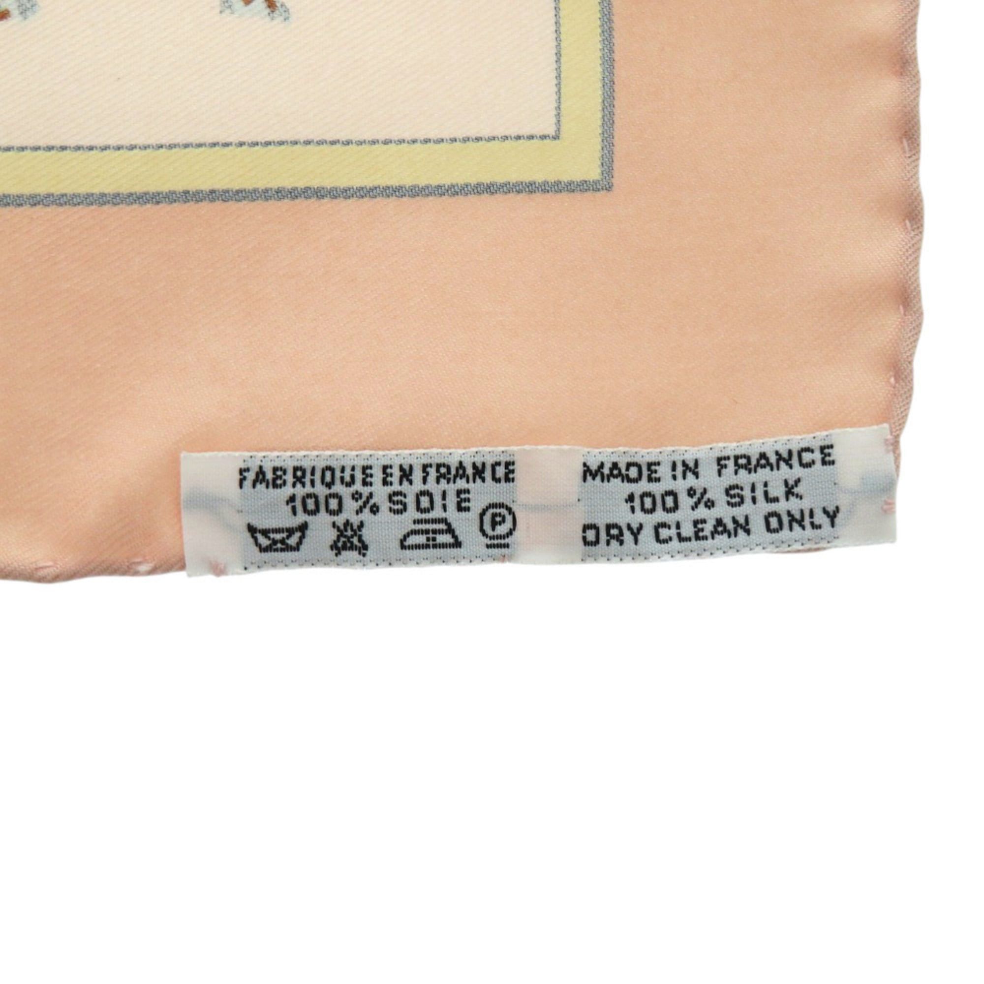 Hermes Hermes Like new Hermès Carré 45 pocket square, Petit Carré, Voyage au Niger, multicolored silk scarf/muffler, 0306 Size ONE SIZE - 4 Thumbnail